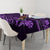 Azerbaijan Tablecloth Traditional Pattern Ornament With Flowers Buta Violet - Wonder Print Shop