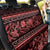 Azerbaijan Back Car Seat Cover Traditional Pattern Ornament With Flowers Buta Red LT9 - Wonder Print Shop