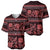 Azerbaijan Baseball Jersey Traditional Pattern Ornament With Flowers Buta Red LT9 - Wonder Print Shop