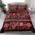 Azerbaijan Bedding Set Traditional Pattern Ornament With Flowers Buta Red LT9 - Wonder Print Shop