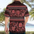 Azerbaijan Hawaiian Shirt Traditional Pattern Ornament With Flowers Buta Red - Wonder Print Shop