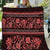 Azerbaijan Quilt Traditional Pattern Ornament With Flowers Buta Red - Wonder Print Shop