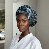 Polynesia Mixed African Dashiki Easy Headwrap Afro-pacific Culture - Blue
