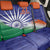 India Cricket Custom Back Car Seat Cover Ashoka Chakra with Flag Style LT9 - Wonder Print Shop