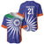 India Cricket Custom Baseball Jersey Ashoka Chakra with Flag Style LT9 - Wonder Print Shop