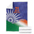 India Cricket Custom Blanket Ashoka Chakra with Flag Style