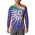 India Cricket Custom Button Sweatshirt Ashoka Chakra with Flag Style LT9 - Wonder Print Shop