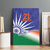 India Cricket Custom Canvas Wall Art Ashoka Chakra with Flag Style LT9 - Wonder Print Shop