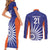 India Cricket Custom Couples Matching Short Sleeve Bodycon Dress and Long Sleeve Button Shirt Ashoka Chakra with Flag Style LT9 - Wonder Print Shop