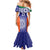 India Cricket Custom Family Matching Mermaid Dress and Hawaiian Shirt Ashoka Chakra with Flag Style LT9 - Wonder Print Shop