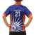 India Cricket Custom Family Matching Puletasi and Hawaiian Shirt Ashoka Chakra with Flag Style - Wonder Print Shop