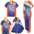 India Cricket Custom Family Matching Tank Maxi Dress and Hawaiian Shirt Ashoka Chakra with Flag Style - Wonder Print Shop