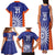 India Cricket Custom Family Matching Tank Maxi Dress and Hawaiian Shirt Ashoka Chakra with Flag Style - Wonder Print Shop