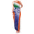 India Cricket Custom Family Matching Tank Maxi Dress and Hawaiian Shirt Ashoka Chakra with Flag Style - Wonder Print Shop