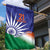 India Cricket Custom Garden Flag Ashoka Chakra with Flag Style - Wonder Print Shop