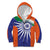 India Cricket Custom Kid Hoodie Ashoka Chakra with Flag Style - Wonder Print Shop