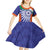 India Cricket Custom Kid Short Sleeve Dress Ashoka Chakra with Flag Style - Wonder Print Shop