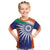 India Cricket Custom Kid T Shirt Ashoka Chakra with Flag Style - Wonder Print Shop