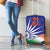 India Cricket Custom Luggage Cover Ashoka Chakra with Flag Style