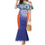 India Cricket Custom Mermaid Dress Ashoka Chakra with Flag Style - Wonder Print Shop