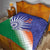 India Cricket Custom Quilt Ashoka Chakra with Flag Style - Wonder Print Shop