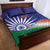 India Cricket Custom Quilt Bed Set Ashoka Chakra with Flag Style - Wonder Print Shop