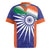 India Cricket Custom Rugby Jersey Ashoka Chakra with Flag Style