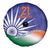 India Cricket Custom Spare Tire Cover Ashoka Chakra with Flag Style - Wonder Print Shop