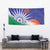 India Cricket Custom Tapestry Ashoka Chakra with Flag Style