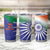 India Cricket Custom Tumbler Cup Ashoka Chakra with Flag Style