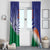 India Cricket Custom Window Curtain Ashoka Chakra with Flag Style - Wonder Print Shop