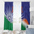 India Cricket Custom Window Curtain Ashoka Chakra with Flag Style - Wonder Print Shop