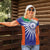 India Cricket Custom Women Polo Shirt Ashoka Chakra with Flag Style - Wonder Print Shop