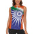 India Cricket Custom Women Sleeveless Polo Shirt Ashoka Chakra with Flag Style