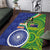 India Vs Australian Cricket Custom Area Rug Ashoka Chakra and Aboriginal Together LT9 - Wonder Print Shop