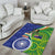 India Vs Australian Cricket Custom Area Rug Ashoka Chakra and Aboriginal Together LT9 - Wonder Print Shop