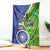 India Vs Australian Cricket Custom Blanket Ashoka Chakra and Aboriginal Together