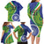 India Vs Australian Cricket Custom Family Matching Long Sleeve Bodycon Dress and Hawaiian Shirt Ashoka Chakra and Aboriginal Together LT9 - Wonder Print Shop