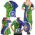 India Vs Australian Cricket Custom Family Matching Summer Maxi Dress and Hawaiian Shirt Ashoka Chakra and Aboriginal Together - Wonder Print Shop