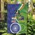 India Vs Australian Cricket Custom Garden Flag Ashoka Chakra and Aboriginal Together - Wonder Print Shop