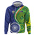 India Vs Australian Cricket Custom Hoodie Ashoka Chakra and Aboriginal Together - Wonder Print Shop