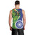 India Vs Australian Cricket Custom Men Tank Top Ashoka Chakra and Aboriginal Together - Wonder Print Shop