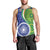 India Vs Australian Cricket Custom Men Tank Top Ashoka Chakra and Aboriginal Together - Wonder Print Shop