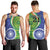 India Vs Australian Cricket Custom Men Tank Top Ashoka Chakra and Aboriginal Together - Wonder Print Shop