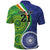 India Vs Australian Cricket Custom Polo Shirt Ashoka Chakra and Aboriginal Together - Wonder Print Shop