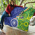 India Vs Australian Cricket Custom Quilt Ashoka Chakra and Aboriginal Together