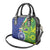 India Vs Australian Cricket Custom Shoulder Handbag Ashoka Chakra and Aboriginal Together