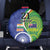 India Vs Australian Cricket Custom Spare Tire Cover Ashoka Chakra and Aboriginal Together