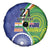 India Vs Australian Cricket Custom Spare Tire Cover Ashoka Chakra and Aboriginal Together