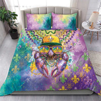 Mardi Gras Crawfish Bedding Set NOLA Fat Tuesday Drip Art - Wonder Print Shop